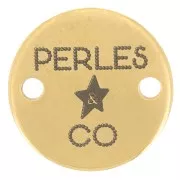 Distanziatori personalizzati 12mm con logo complesso-acciaio inox 304 dorato x100