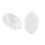 Perle in vetro Paros® par Puca® 7x4mm Crystal Mat x10g|raw }}