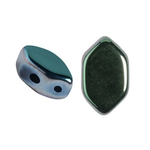 Perle in vetro Paros® par Puca® 7x4mm Full Celsian x10g