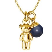 Ciondolo orso 14x7 mm - Argento 925 x1