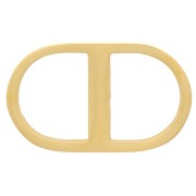 Distanziatore arrotondato 16x9mm - acciaio inox 304 dorato x1|raw }}