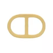 Distanziatore arrotondato 11x7mm - acciaio inox 304 dorato x1