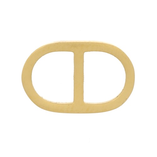 Distanziatore arrotondato 11x7mm - acciaio inox 304 dorato x1