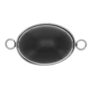 Distanziatore castone per cabochon a fondo piatto 14x10 mm - acciaio inox304 x1