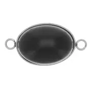 Distanziatore castone per cabochon a fondo piatto 14x10 mm - acciaio inox304 x1