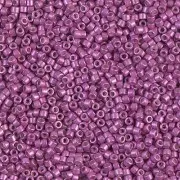Miyuki Delica 11/0 DB1184 - Galvanized Semi-Frosted Magenta x8g