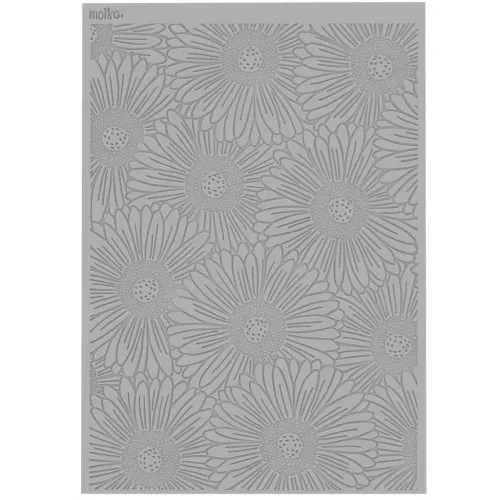 Foglio di struttura Moiko per pasta polimerica 97x68 mm - Aster Flowers 18.26 x1