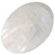 Perla ovale incisa di scarabeo 14x10 mm pietra semipreziosa - Pietra di luna x1|raw }}