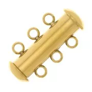 Chiusura magnetica e scorrevole 3 file 20 mm - Acciaio inox 304 dorato x1