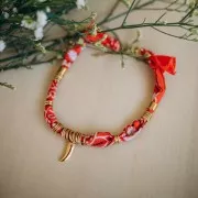 Anelli tondi aperti striati 10x2 mm - acciaio inossidabile 304 dorato x10