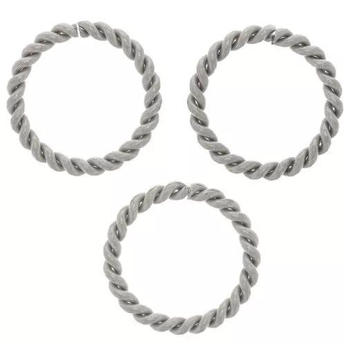 Anelli aperti tondi ritorti 12x1,45 mm - Acciaio inossidabile 304 x10