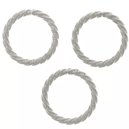 Anelli tondi aperti ritorti 12x1.40 mm - acciaio inossidabile 304 x10