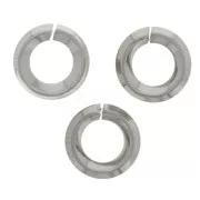 Anelli tondi aperti limati 8x1,8 mm - Acciaio inox 304 x10