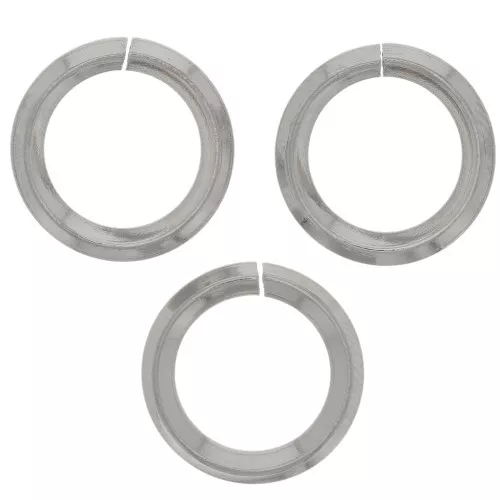 Anelli tondi aperti limati 12x1,8 mm - Acciaio inossidabile 304 x10
