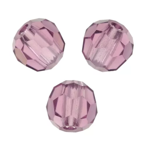 Perline sfaccettate di cristallo Preciosa 3mm - Ametista x20