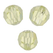 Perline sfaccettate rotonde di cristallo Preciosa 3mm - Jonquil x20|raw }}