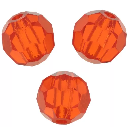 Perline sfaccettate rotonde di cristallo Preciosa 5mm - Giacinto x15