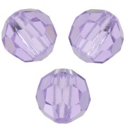 Perline sfaccettate rotonde di cristallo Preciosa 5mm - Viola x15|raw }}