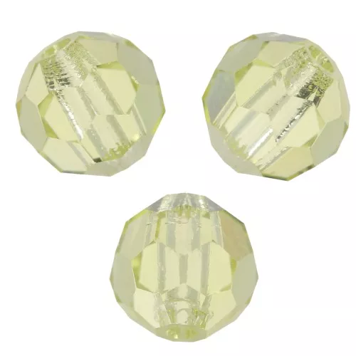 Preciosa Crystal Round Faceted Beads 5mm - Jonquil x15
