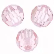 Perline sfaccettate di cristallo Preciosa 4mm - Rosa chiaro x20