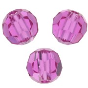 Perline sfaccettate di cristallo Preciosa 4mm - Fucsia x20|raw }}