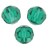 Perline sfaccettate di cristallo Preciosa 4mm - Emerald x20|raw }}