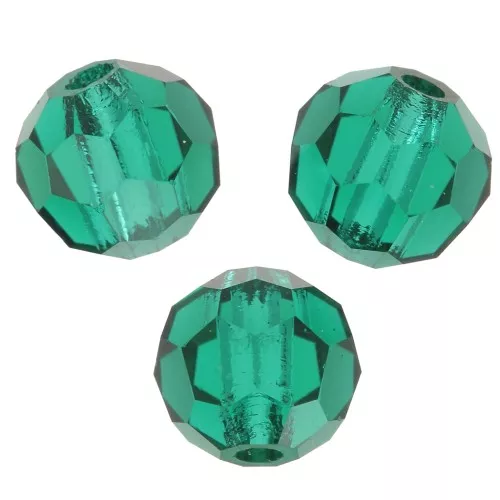 Perline sfaccettate di cristallo Preciosa 4mm - Emerald x20