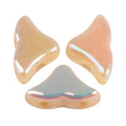 Perle in vetro Hélios® di Puca®  6x10 mm - Opaque Beige AB x10g