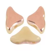 Perle in vetro Hélios® di Puca®  6x10 mm - Opaque Beige Capri Gold x10g