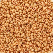 Perla Preciosa 11/0 2 mm - Terra Metallica - Oro chiaro x 20 g