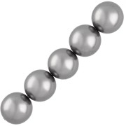 Perline perlate mm. 12 Grey x15|raw }}