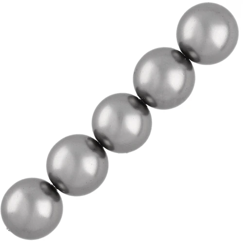 Perline perlate mm. 12 Grey x15