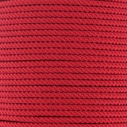 Cordone di poliestere intrecciato da 2 mm - Rosso scuro x1m|raw }}
