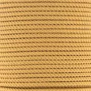 Cordone di poliestere intrecciato da 2 mm - Senape x1m