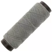 Filo piatto poliestere cerato Slam Cord per micro macramè 0,6 mm - Grigio x100m