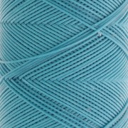 Filo piatto poliestere cerato Slam Cord per Micro Macramè 0,6 mm - Turchese x100m
