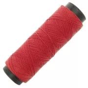 Fil plat en polyester ciré - Slam Cord pour micro macramé 0.6 mm - Rouge x100m