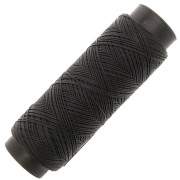 Filo piatto poliestere cerato Slam Cord per Micro Macramè 0,6 mm - Nero x100m|raw }}
