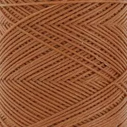 Filo piatto poliestere cerato Slam Cord per micro macramè 0,6 mm - Mocca x100m