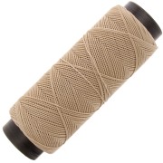 Filo piatto poliestere cerato Slam Cord per micro macramè 0,6 mm - Sable x100m