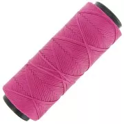 Filo piatto poliestere cerato Slam Cord per micro macramè 1mm - Fucsia x100m