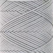 Filo piatto poliestere cerato Slam Cord per micro macramè 1mm - Grigiox100m