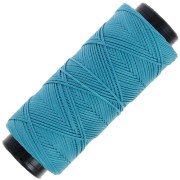 Filo piatto poliestere cerato Slam Cord per micro macramè 1mm - Turchese x100m|raw }}
