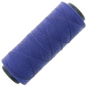 Filo piatto poliestere cerato Slam cord per micro macramè 1mm blu reale x100m