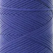 Filo piatto poliestere cerato Slam cord per micro macramè 1mm blu reale x100m