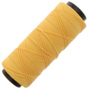 Filo piatto poliestere cerato Slam Cord per Micro Macramè 1mm - Giallo x100m|raw }}