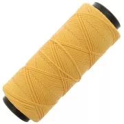 Filo piatto poliestere cerato Slam Cord per Micro Macramè 1mm - Giallo x100m