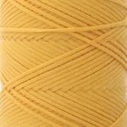 Filo piatto poliestere cerato Slam Cord per Micro Macramè 1mm - Giallo x100m