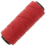 Filo piatto poliestere cerato Slam Cord per Micro Macramè 1mm - Rosso x100m