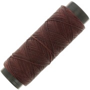 Filo piatto poliestere cerato Slam Cord per Micro Macramè 0,6 mm - Cacao x100m|raw }}
